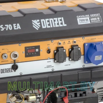 Бензиновый генератор Denzel PS-70EA картинка 2